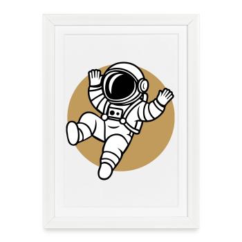 Saltonaut - Affiche encadrée (27 × 37 cm) - blanc - Devant