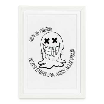 Vie & Teeth.TR - Affiche encadrée (27 × 37 cm) - blanc - Devant