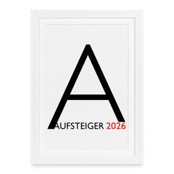 Promu Promotion 2026 - Affiche encadrée (27 × 37 cm) - blanc - Devant