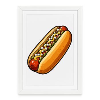 sandwich-1 - Framed poster (27 × 37 cm) - white - Front