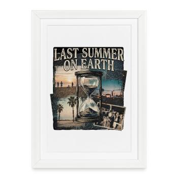 L’été sur Terre - Affiche encadrée (27 × 37 cm) - blanc - Devant
