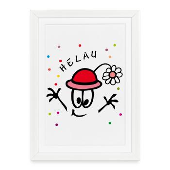Carnival, Carnival, Comic - Framed poster (27 × 37 cm) - white - Front
