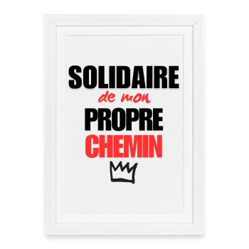 My Own Path - Framed poster (27 × 37 cm) - white - Front