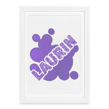 Laurin as a given name - Framed poster (27 × 37 cm) - white - Front
