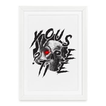 Do you see it? - Framed poster (27 × 37 cm) - white - Front