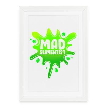 Slimy Slime Slime - Framed poster (27 × 37 cm) - white - Front