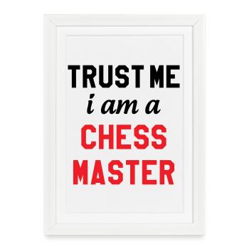 Maître de l'Échiquier Chess Master Pro - Framed poster (27 × 37 cm) - white - Front