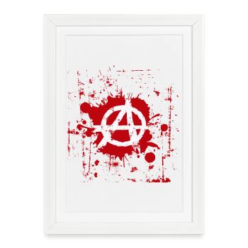 l'anarchie - Affiche encadrée (27 × 37 cm) - blanc - Devant