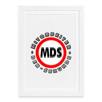 Employee of the Second Recognition Award - Framed poster (27 × 37 cm) - white - Front