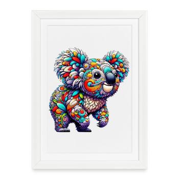 Koala - Affiche encadrée (27 × 37 cm) - blanc - Devant