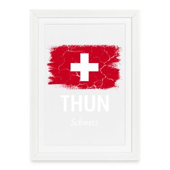 Tuna - Framed poster (27 × 37 cm) - white - Front