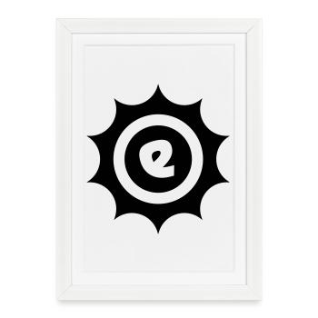 "Rethinking energy" - Framed poster (27 × 37 cm) - white - Front