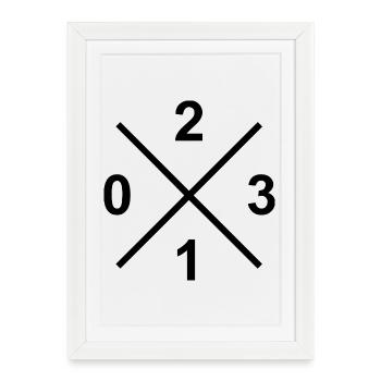 Dialling Code 0231 – Ruhrpott Liebe Dortmund Shirt - Framed poster (27 × 37 cm) - white - Front