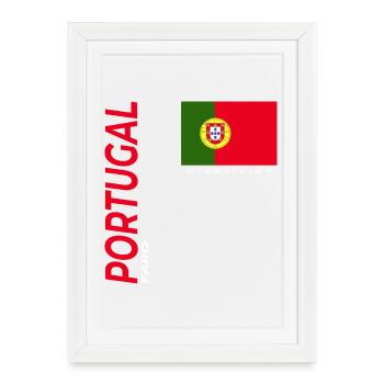 Faro - Affiche encadrée (27 × 37 cm) - blanc - Devant