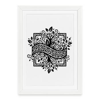 NoxstyllT1 - Framed poster (27 × 37 cm) - white - Front