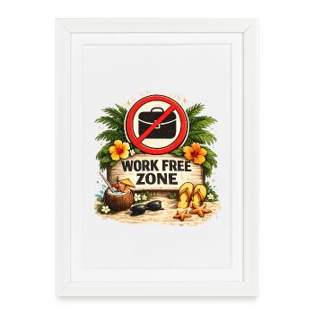 Funny Retirement Gift for Coworker - Framed poster (27 × 37 cm) - white - Front