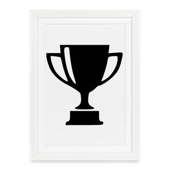 Cup Sports Competition Gift - Framed poster (27 × 37 cm) - white - Front