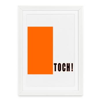NÉANMOINS, - Affiche encadrée (27 × 37 cm) - blanc - Devant