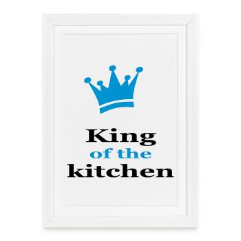 cooking - Framed poster (27 × 37 cm) - white - Front