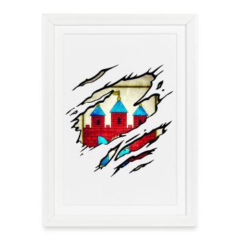 Bydgoszcz - Poland - Framed poster (27 × 37 cm) - white - Front