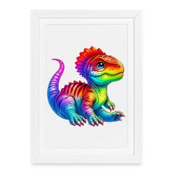 Dinosaur - Framed poster (27 × 37 cm) - white - Front