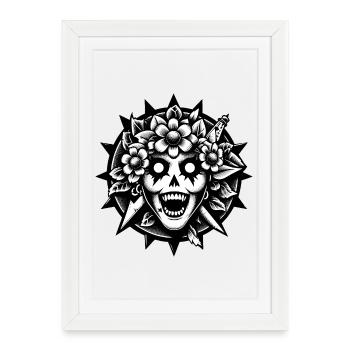 Dia de los vampiros - Framed poster (27 × 37 cm) - white - Front