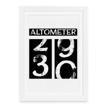 30ème Anniversaire Années 30 Trente ans Cadeau - Affiche encadrée (27 × 37 cm) - blanc - Devant