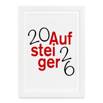 Promu Promotion 2026 - Affiche encadrée (27 × 37 cm) - blanc - Devant