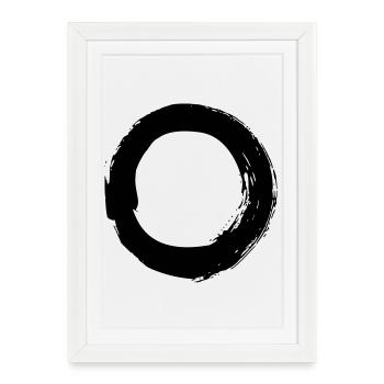 Enso - Affiche encadrée (27 × 37 cm) - blanc - Devant