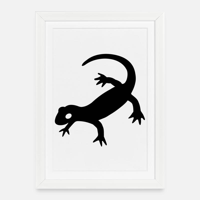 Salamandre 2023 - Affiche encadrée (27 × 37 cm) - blanc