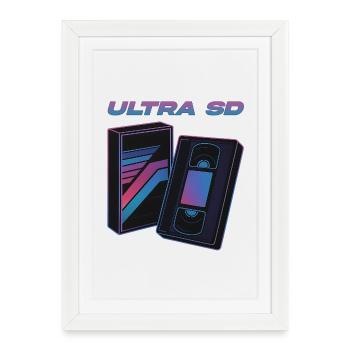 Ultra SD - Framed poster (27 × 37 cm) - white - Front