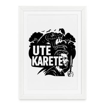Ute Karete - Framed poster (27 × 37 cm) - white - Front