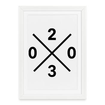Dialing Code 0203 Duisburg Ruhrpott Merch Pullover Shirt - Framed poster (27 × 37 cm) - white - Front