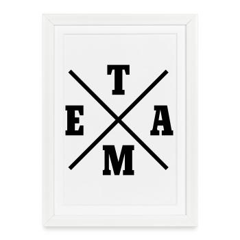 L'équipe de Cross - Affiche encadrée (27 × 37 cm) - blanc - Devant