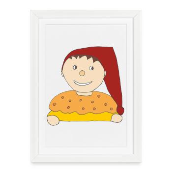 Kasperl - Affiche encadrée (27 × 37 cm) - blanc - Devant