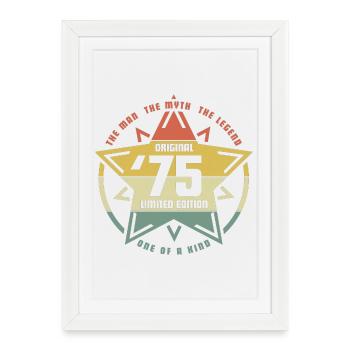 Star '75 - 1975 - Affiche encadrée (27 × 37 cm) - blanc - Devant