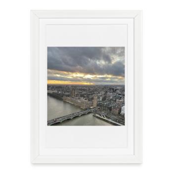 L’art de Londres - Affiche encadrée (27 × 37 cm) - blanc - Devant