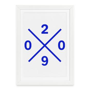 Dialling Code 0209 Gelsenkirchen Ruhrpott Merch - Framed poster (27 × 37 cm) - white - Front