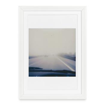 Voyager en gris - Affiche encadrée (27 × 37 cm) - blanc - Devant