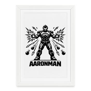 Aronman - Framed poster (27 × 37 cm) - white - Front