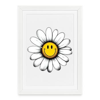 Daisy - Framed poster (27 × 37 cm) - white - Front