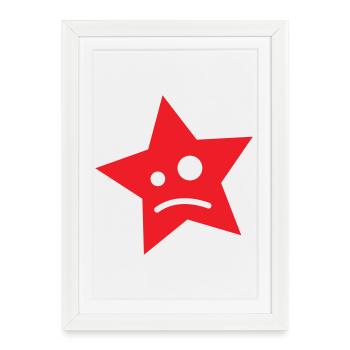 21 Star - Framed poster (27 × 37 cm) - white - Front