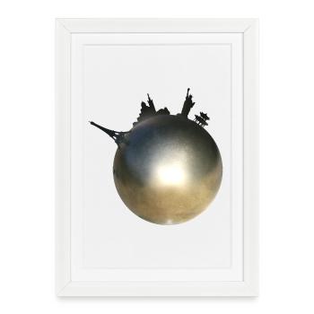 Pétanque World - The World Pétanque - Framed poster (27 × 37 cm) - white - Front