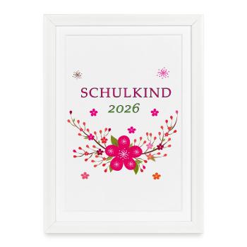 Écolier 2026 - Affiche encadrée (27 × 37 cm) - blanc - Devant