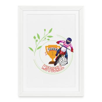 Motoball Winner Tournament Championship - Framed poster (27 × 37 cm) - white - Front