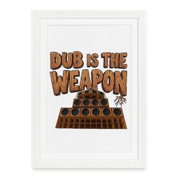 Reggae Weapon - Framed poster (27 × 37 cm) - white - Front