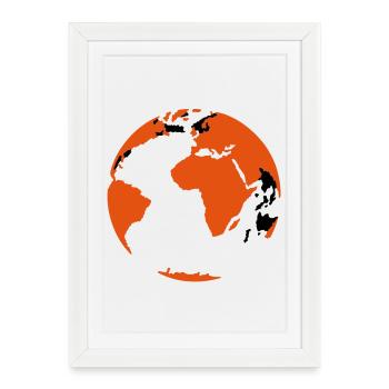 erdball - Affiche encadrée (27 × 37 cm) - blanc - Devant