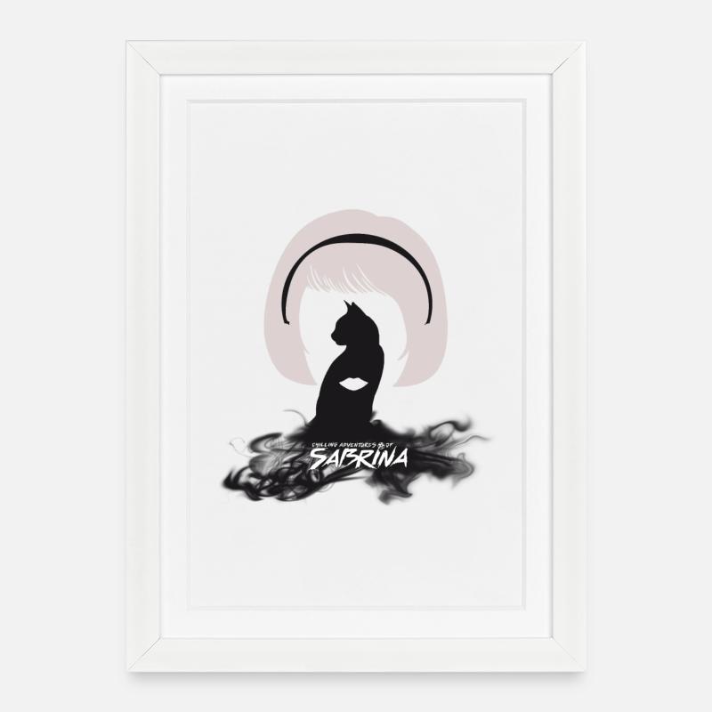 Aventures glaçantes de Sabrina - Affiche encadrée (27 × 37 cm) - blanc