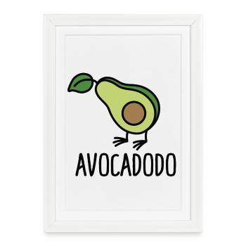 Avocadodo - Framed poster (27 × 37 cm) - white - Front