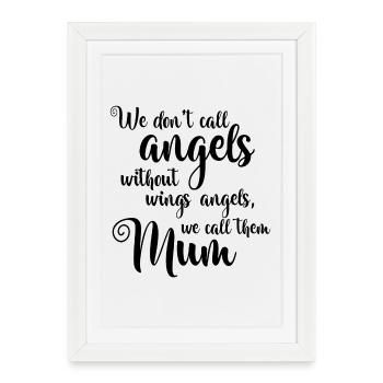 Mothers day all the best best mom mother sayings - Framed poster (27 × 37 cm) - white - Front